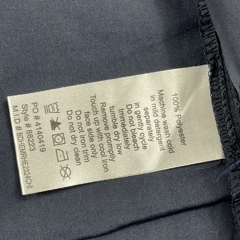 BG Jacket Mens XXL Blue Gray Full‎ Zip Vented Windbreaker Automotive Mechanic - Picture 8 of 16